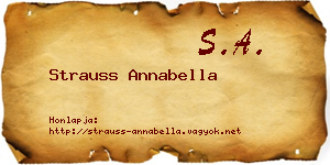 Strauss Annabella névjegykártya